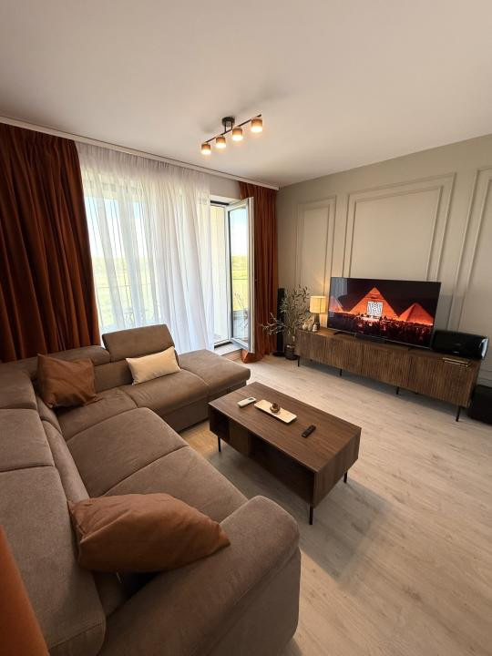 Apartament elegant cu 2 camere | Terasă & vedere către pădure | Greenfield Resid