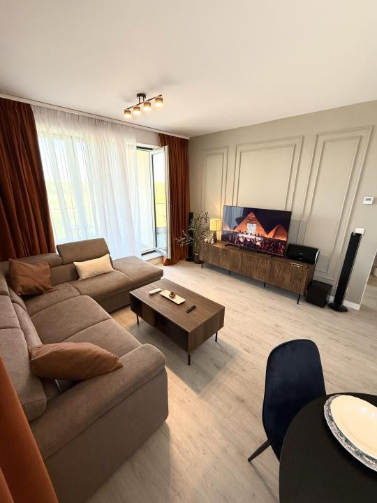Apartament elegant cu 2 camere | Terasă & vedere către pădure | Greenfield Resid
