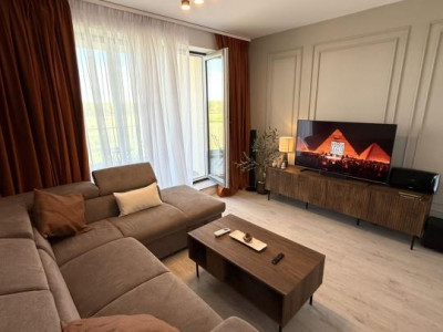 Apartament elegant cu 2 camere | Terasă & vedere către pădure | Greenfield Resid