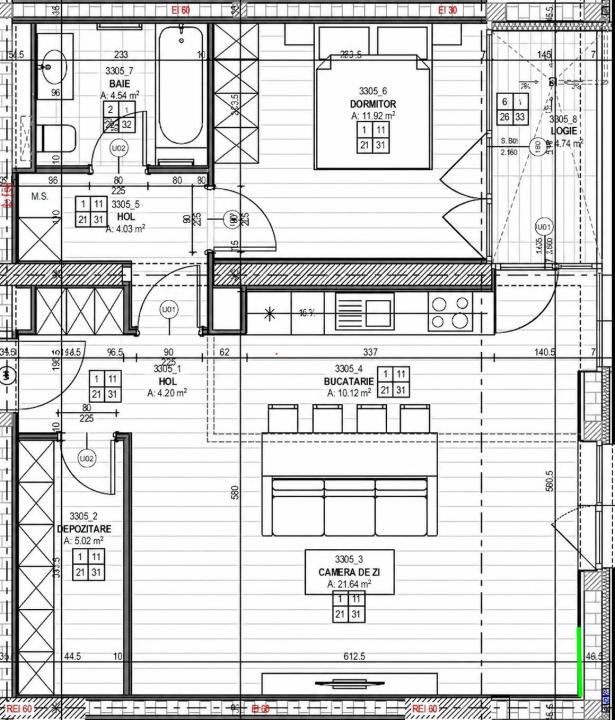 Apartament 2 camere  zona Herastrau/Nordului